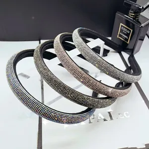 Serre-tête Rembourré en Strass Cristal Brillant Éponge Accessoires Cheveux Élégant Fête Femme Serre-tête Bijoux