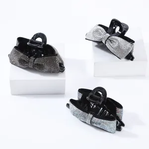 Eleganter Strass Schleife Haarkralle Clip Funkelnd Harz Haarklammer Bowknot Haarschmuck Für Damen Dickes Haar Täglich Party Geschenk