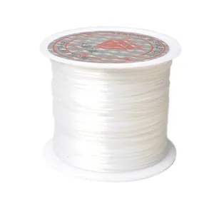 Fil élastique transparent en cristal pour la fabrication de bijoux DIY et artisanat