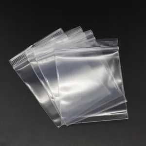 Dicke Klare PE Kunststoff Druckverschlussbeutel Für Schmuckverpackungen Kleine Artikel Wiederverschließbare Plastiktüten Staubdichte Aufbewahrungsbeutel