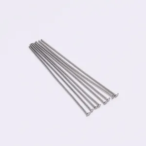 Spilli a testa piatta in acciaio inossidabile per gioielli DIY e perline