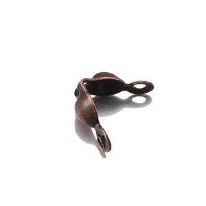 Bronze finish metal knot cover folding clasp for DIY jewelry making accessories