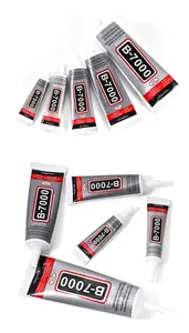 Comparación de cinco tubos de pegamento B7000 de 9ml a 110ml con punta de aguja