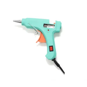 20W hot melt glue gun detail with power specifications and CE certification mark