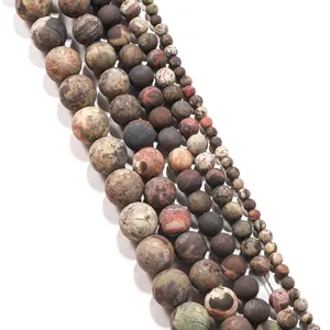 Matte bloem agaat natuursteen kralen in verschillende maten voor DIY sieraden maken