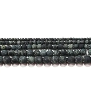 Matte donkergroene drakenbloedsteen ronde kralen van 4mm tot 12mm voor DIY sieraden