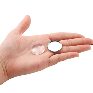 Support cabochon en acier inoxydable avec dôme en verre pour création de bijoux DIY