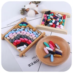 Bunte Kunststoff Sicherheitsverschlüsse für DIY Baby Halsketten in vielen Farben