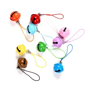 Accessoires de Fabrication de Bijoux DIY Lanyard de Téléphone Portable Corde Tressée en Polyester Avec Anneau en Tube d'Alliage Métallique Corde Suspendue Colorée