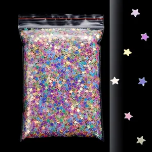Paillettes olografiche a forma di stella per nail art e fai da te in confezione sfusa