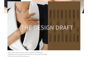 Detail of elegant gold-plated jewelry set with colorful zircons worn with chic outfit