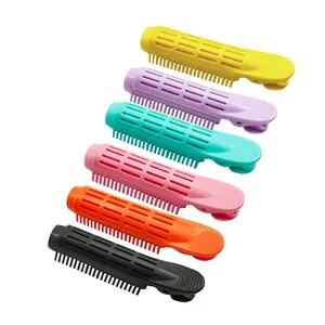 Korean Root Volumizing Hair Clip For Women Plastic Bangs Fixing Styling Tool Natural Volume Hair Curler Roller Clamp