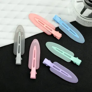 Lot de 6 barrettes à cheveux en acrylique aux couleurs assorties jelly et morandi