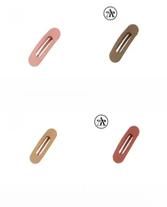 Détails de pinces à cheveux mates en quatre couleurs avec tailles de 3cm, 4cm et 6cm incluses