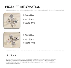 Detailed specifications of metallic pleated flower ring and bangle in silver color