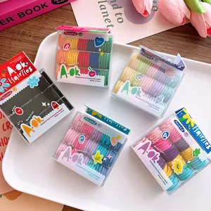 Mini Gomas Elásticas Para El Pelo Para Niños Pequeños Niñas Gomas Coloridas Alta Elasticidad Sin Costuras Accesorios Para El Cabello