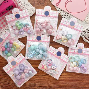Chouchous pour Enfants Doux Cœur Étoile Nœud Papillon Dessin Animé Accessoires Cheveux Filles Élastiques pour Bambins