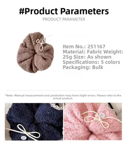 Plush fabric hair scrunchies with delicate lace trim and button detail in assorted colors