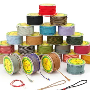 Cordons en nylon colorés 2mm pour tissage de bijoux DIY et tressage de colliers
