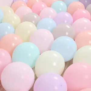 Globos de látex macaron mate variados para decoración de fiestas bodas y cumpleaños