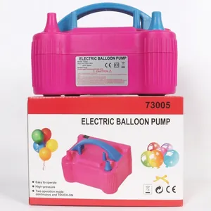 Portable Electric Balloon Pump Dual Nozzle High Power Balloon Inflator Machine For Wedding Birthday Party Decoration