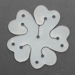Clip de globo en forma de flor blanca para arreglos florales y decoraciones de boda