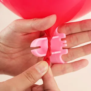Strumento Ergonomico per Annodare i Palloncini in Plastica per Decorazione di Matrimonio Compleanno Eventi Colore Casuale