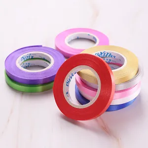 Colorful 10m ribbon rolls for birthday parties and wedding gift wrapping decoration