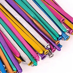 Palloncini magici lunghi cromati metallizzati in vari colori per modellismo e feste
