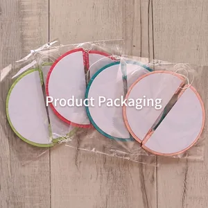 DIY colorful party cone hats set with elastic strings in transparent packaging