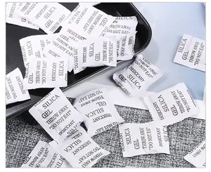 Silica gel desiccant packets for moisture protection in jewelry and small accessories