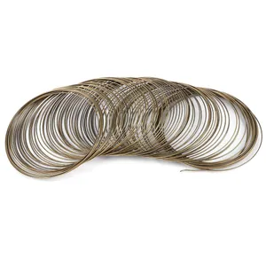 Bobines de fil d'acier à mémoire bronze pour la création de bijoux DIY et colliers