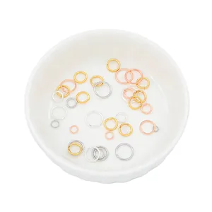 DIY ανοιχτοί κρίκοι σε χρυσό, ασήμι και ροζ χρυσό για χειροποίητα κοσμήματα