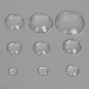 Clear Glass Cabochon Flat Back Domed Transparent Round Oval Square Crystal Patch For DIY Necklace Pendant Jewelry Making