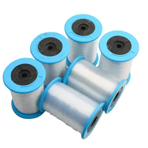 Clear non-elastic nylon fishing line rolls for DIY jewelry making, 6-pack set
