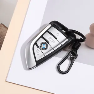 BMW Auto-Schlüsselanhänger Ersatz mit silbernem Federverschluss und D-Ring Karabiner