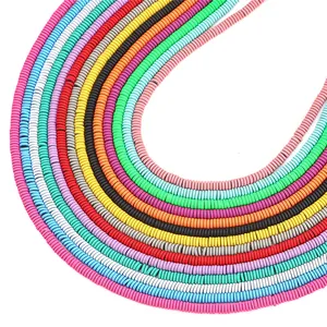 Perline Heishi colorate in pasta polimerica per la creazione di gioielli fai-da-te
