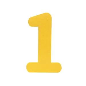 Golden felt number one decoration for kids first birthday party background wall decor