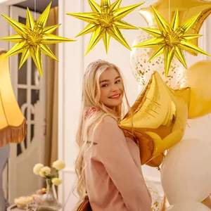 22 inch gouden sterballon van folie voor elegante feest- en bruiloftsdecoraties