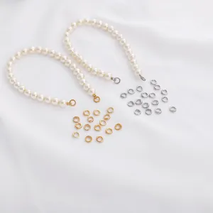 Connecteurs de nez de porc en cuivre et fils de perles pour la création de bijoux DIY