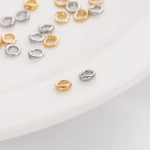 Boucles de connexion en cuivre or et argent pour la fabrication de bijoux DIY