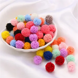 Palline colorate in rete elastica da 1,5 cm per accessori capelli e fai-da-te creativi