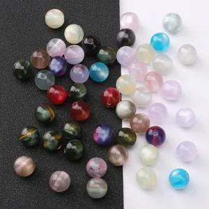 Colorful 10mm resin dream beads for DIY jewelry making and bracelet accessories