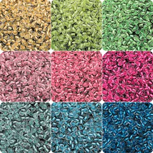 Transparent Glass Seed Beads For DIY Jewelry Making Bracelet Necklace Handmade Craft Colorful Beads Various Sizes No Numbers