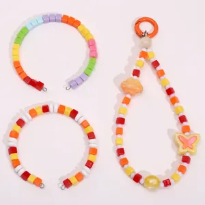 5mm kleurrijke vierkante acrylkralen voor DIY handgemaakte armbanden kettingen en koorden
