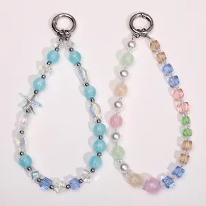 DIY colorful glass crystal cube beads for handmade necklaces and bracelets jewelry making