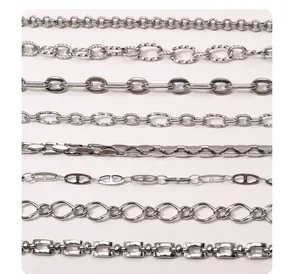 Detailed comparison of eight stainless steel chain styles for DIY jewelry making