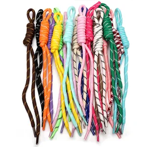 Bunte Paracord-Schnüre aus Polyester mit römischem Knoten für DIY-Schmuckzubehör