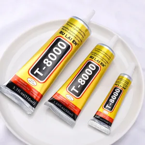 Three sizes of T-8000 clear adhesive glue 110ml, 50ml, 15ml for jewelry making and DIY crafts