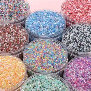 2,5 mm Irisierend Glasperlen Perlmutt Bunte Perlen Für DIY Armband Halskette Schmuckherstellung Bastelzubehör